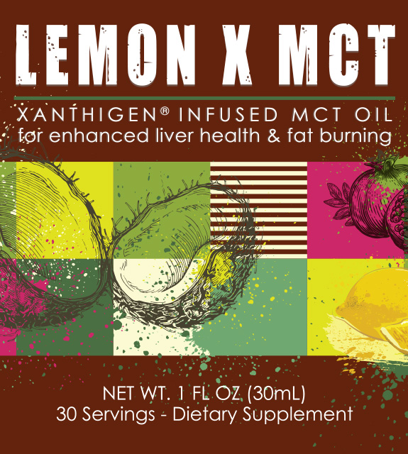 Lemon X MCT Front Label