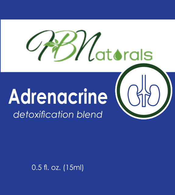 Adrenacrine Essential Oil Blend Front Label