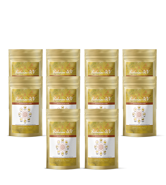 Berberine ACV 7-Day Trial Size 10 Pack Bundle