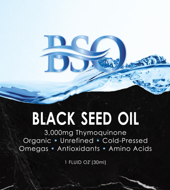 Black Seed Oil Front Label