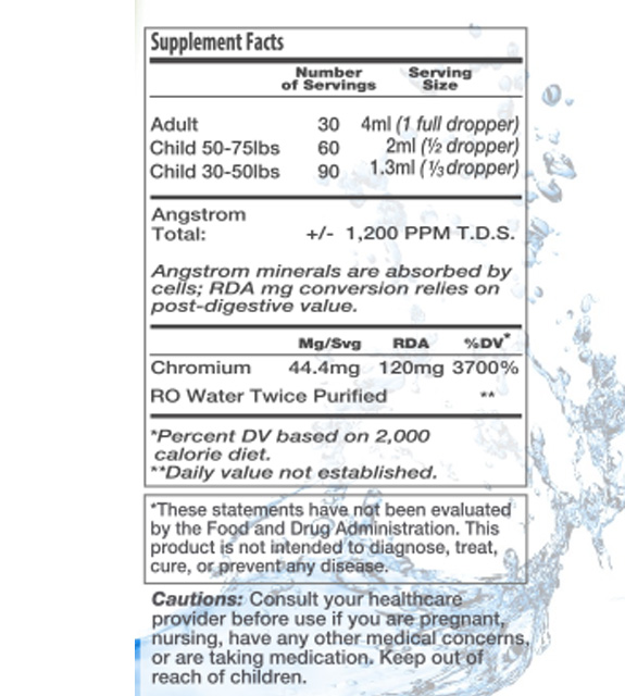 Chromium beStable Back Label