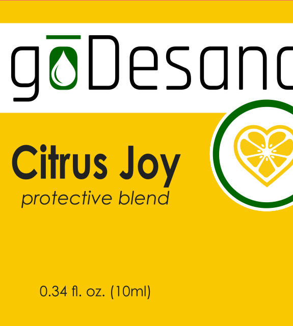 Citrus Joy Essential Oil Blend Front Label