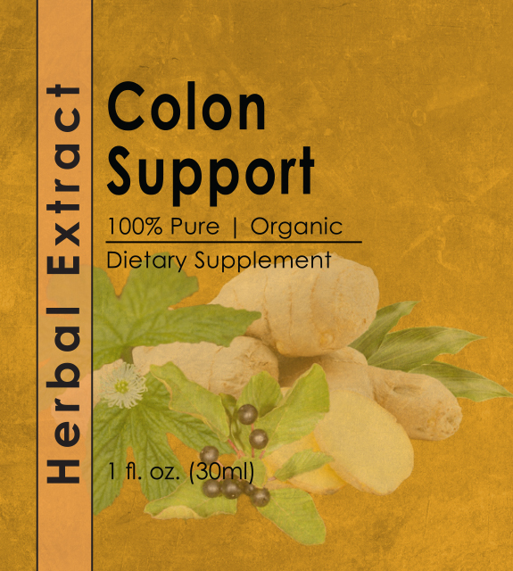 Colon Support Front Label