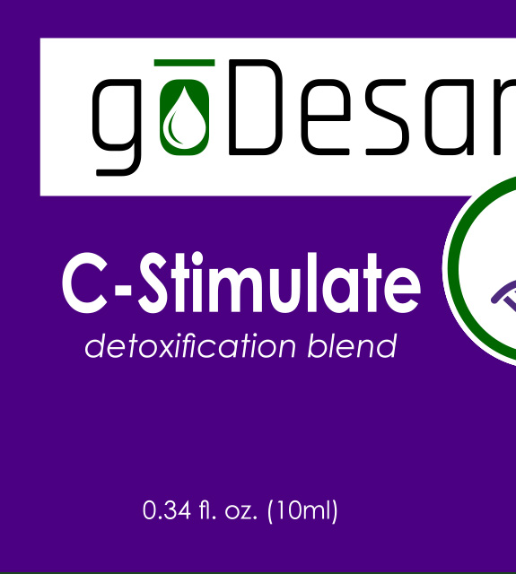 C-Stimulate Essential Oil Blend Front Label