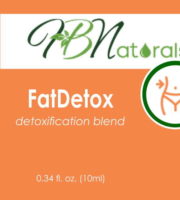 FatDetox Essential Oil Blend Front Label