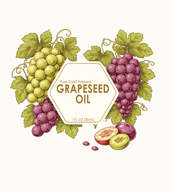 Grapeseed Oil Front Label