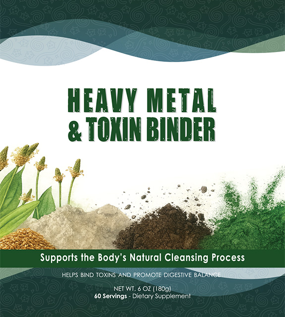 Heavy Metal & Toxin Binder Front Label