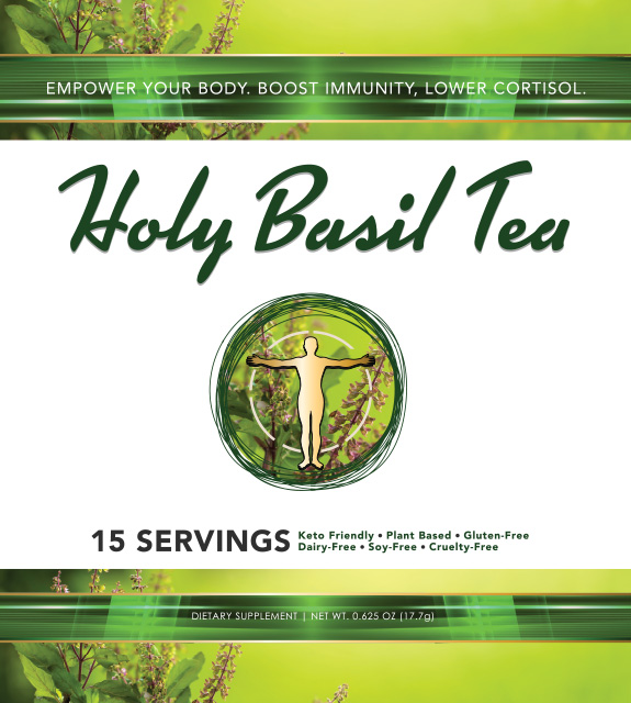 Holy Basil Tea 7-Day Trial Front Label