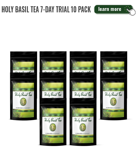 Holy Basil Tea 7-Day Trial 10 Pack
