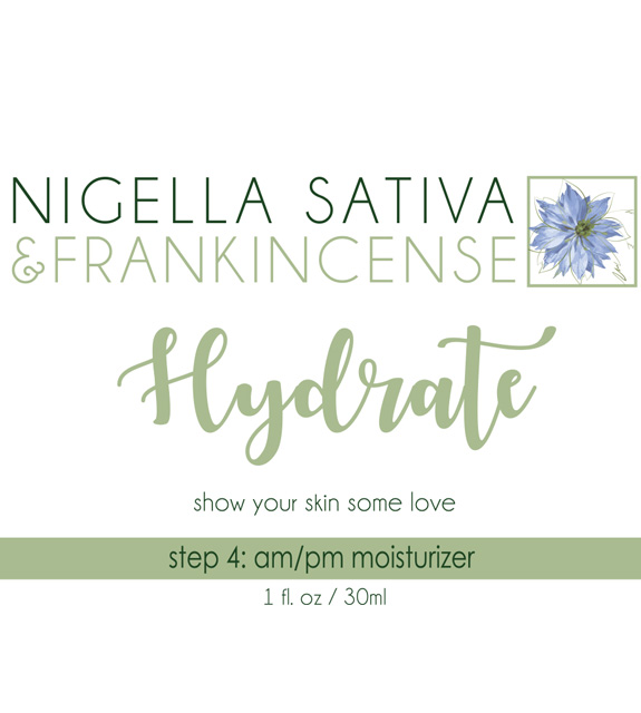 Hydrate Moisturizer Front Label