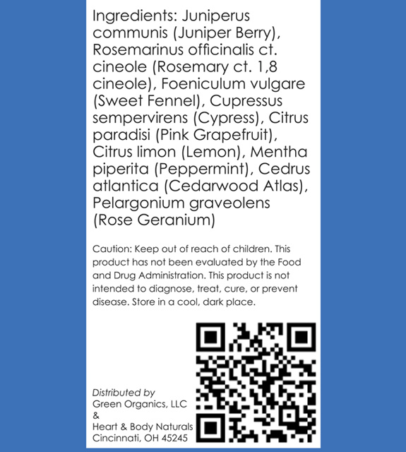 KBDetox Back Label