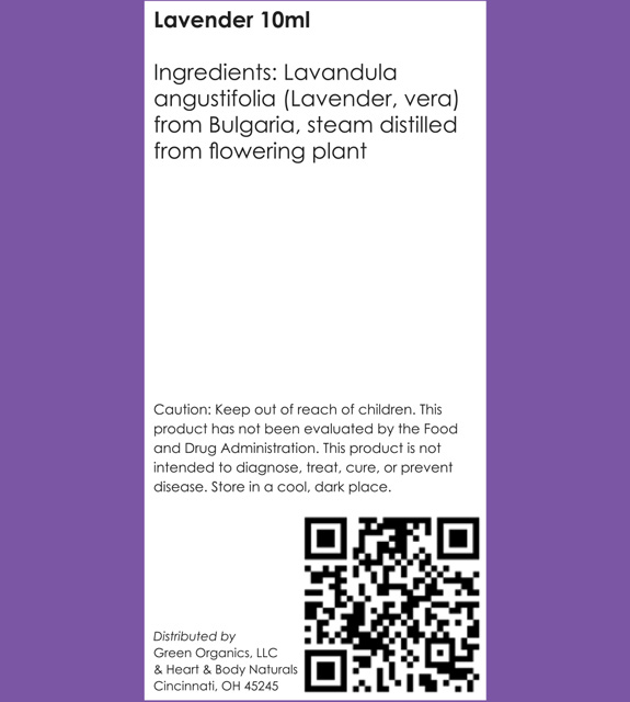 Lavender Vera Back Label