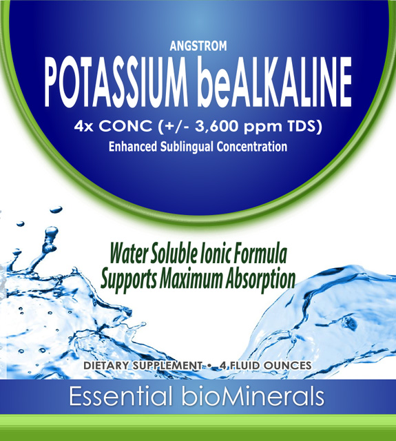 Potassium beAlkaline Front Label