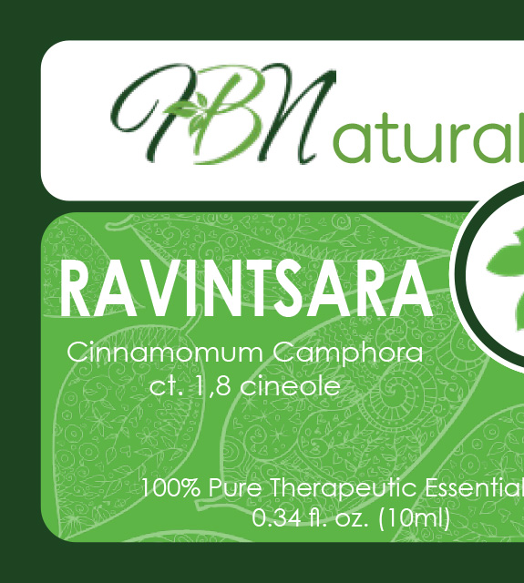 Ravintsara Front Label
