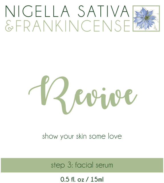Revive Facial Serum Front Label