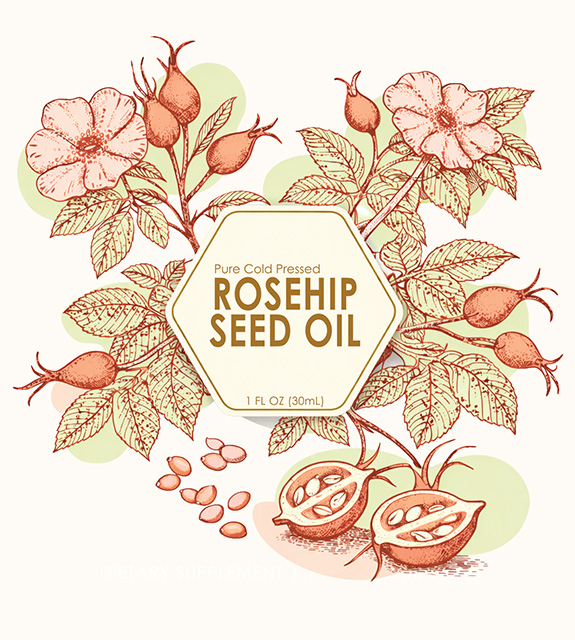Rosehip Seed Oil Front Label