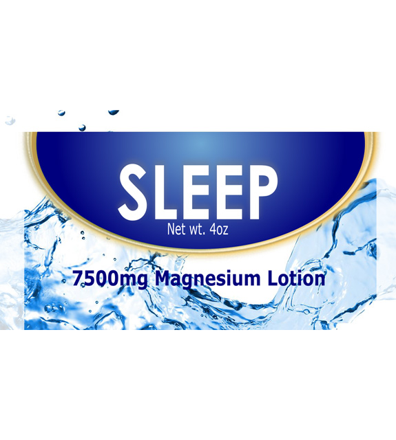 Sleep Magnesium Lotion Front Label