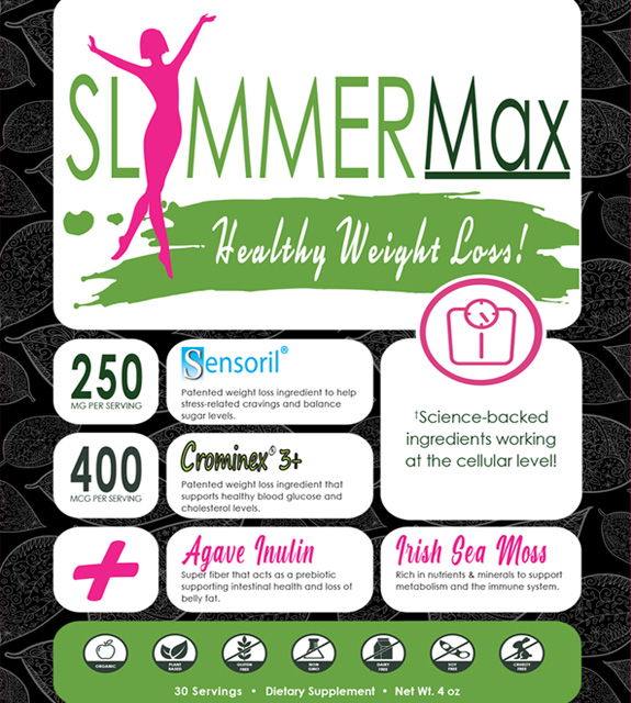 Slimmer Max Front Label