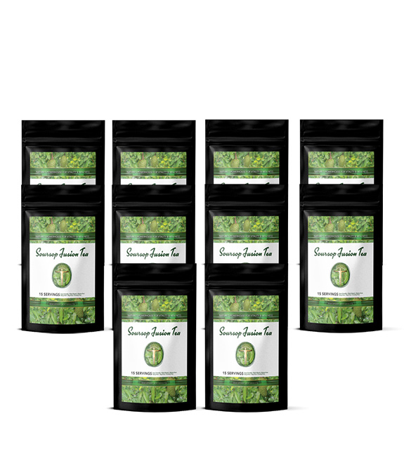 Soursop Fusion Tea 7-Day Trial Size 10 Pack Bundle