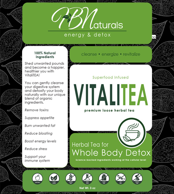 VitaliTea Front Label
