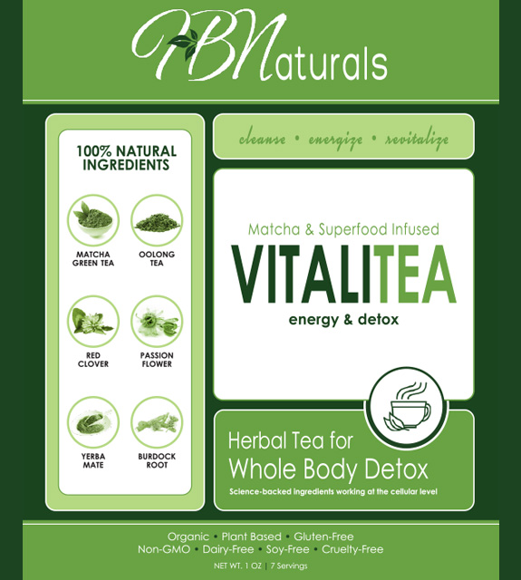 VitaliTea 7-Day Trial Front Label
