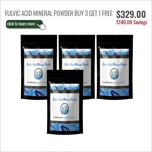 Fulvic Mineral Powder Buy 3 Get 1 Free